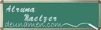 Alruna Maelzer Visitenkarte